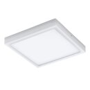 Eglo LED Panel Aufbauleuchte Argolis Weiß IP44 Eckig 30x30cm 22W 2600lm Warmweiß 3000K