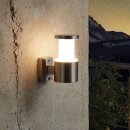 Eglo LED Außenleuchte Wandlampe Basalgo1 Edelstahl IP44 3,7W 330lm Warmweiß 3000K