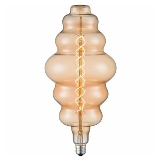 LeuchtenDirekt LED Spiral Filament Vintage 4W = 30W E27 Gold 280lm warmweiß 2700K DIMMBAR