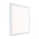 Paulmann LED Außenleuchte Aufbaupanel Lamina Weiß 25cm IP44 15,5W 1900lm warmweiß 3000K