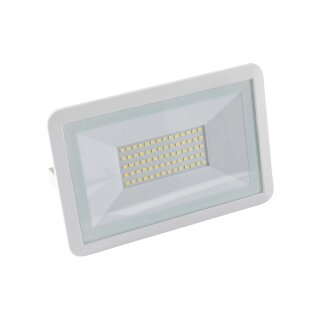 meister LED Außenstrahler Weiß IP65 50W 4000lm Kaltweiß 6500K Abstrahlwinkel 100°