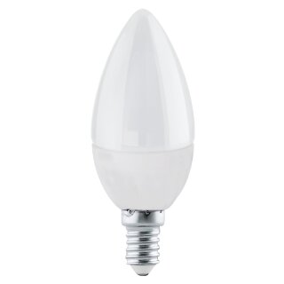 Eglo LED Leuchtmittel Kerze C37 4,9W = 40W E14 matt 470lm warmweiß 3000K Ra>90