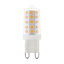 Eglo LED Stiftsockellampe 3W = 30W G9 klar 320lm warmweiß 3000K DIMMBAR