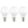 3 x Eglo LED Leuchtmittel Tropfen P45 5W = 40W E14 klar 470lm warmweiß 3000K Ra90