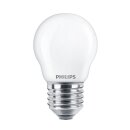 2 x Philips LED Filament Tropfen 2,2W = 25W E27 matt 250lm warmweiß 2700K