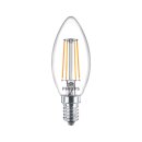 2 x Philips LED Filament Kerzen 4,3W = 40W E14 klar 470lm...