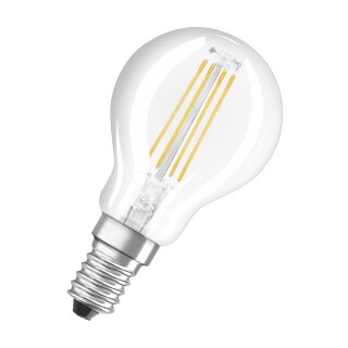 Osram LED Filament Parathom Tropfen 3,8W = 40W E14 klar 430lm warmweiß 2700K