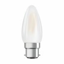 Osram LED Filament Parathom Kerze 4,5W = 40W B22d matt 470lm warmweiß 2700K DIMMBAR