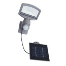 Eco-Light LED Solar Wandleuchte Sunshine silber IP44 3,2W...