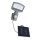 Eco-Light LED Solar Wandleuchte Sunshine silber IP44 3,2W 360lm 4100K Bewegungsmelder schwenkbar