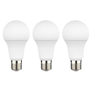 3 x Eglo LED A60 Birnen 9W = 60W E27 matt 806lm warmweiß 3000K Ra>90