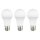 3 x Eglo LED A60 Birnen 9W = 60W E27 matt 806lm warmweiß 3000K Ra>90