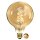 Star Trading LED Filament G125 Globe 3,5W E27 Gold 180lm extra warmweiß 2100K DIMMBAR