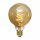 Star Trading LED Spiral Filament G95 Globe 3,2W E27 Gold 150lm extra warmweiß 2000K DIMMBAR