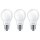 3 x Philips LED A60 Birnen 7W = 60W E27 matt 806lm warmweiß 2700K