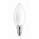 Philips LED Filament Kerze 4,3W = 40W E14 matt 470lm...