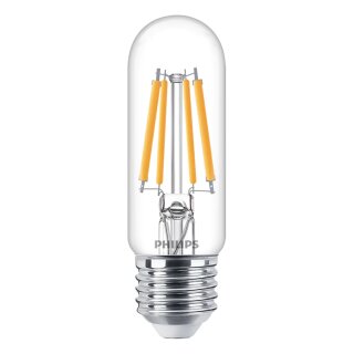 Philips LED Filament T30 Röhre 6,5W = 60W E27 klar 806lm warmweiß 2700K