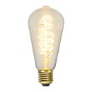 Star Trading LED Spiral Filament ST64 Edison 4W E27 klar 270lm extra warmweiß 2100K 3-Stufen-Dimmbar