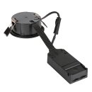 SLV LED Deckeneinbauleuchte Easy-Install Slim DL Schwarz...