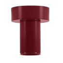 SLV Deckenleuchte FITU Deckenrosette Rot max. 60W E27 ohne Leuchtmittel