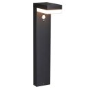 LEDs light Solar Pole-Licht Wegeleuchte Schwarz IP44 3,3W...