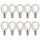 10 x Paulmann LED Filament Tropfen 5W = 40W E14 matt 470lm warmweiß 2700K