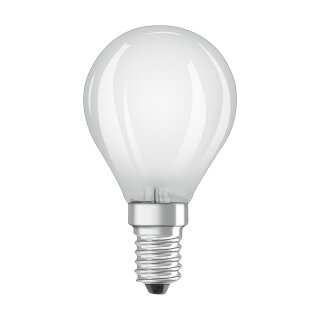 Osram LED Filament Tropfen 4W = 40W E14 matt 470lm Neutralweiß 4000K