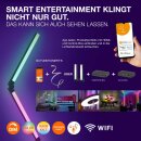 Ledvance LED Smart+ Stehleuchte Floor Round Weiß 14W 1170lm RGBTW 2700K-6500K Dimmbar App Google Alexa WiFi