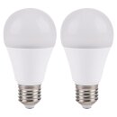 2 x LED A60 Birne 5,5W = 40W E27 matt 470lm warmweiß 2700K