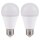 2 x LED A60 Birne 5,5W = 40W E27 matt 470lm warmweiß 2700K