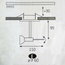 Paulmann Einbauleuchte Ginger Quality max. 2 x 20W 12V GU4 schwenkbar 120°