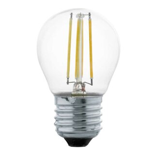 Merkur LED Filament Tropfen P45 4W = 40W E27 klar 470lm warmweiß 2700K