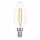 Merkur LED Filament Kerze 4W = 37W E14 klar 420lm warmweiß 2700K