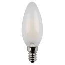 Merkur LED Filament Kerze 4W = 36W E14 matt 400lm...