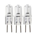 3 x Merkur Halogen Stiftsockellampen 35W GY6,35 12V klar...