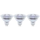 3 x Merkur Halogen MR16 Reflektoren 50W GU5,3 12V klar...