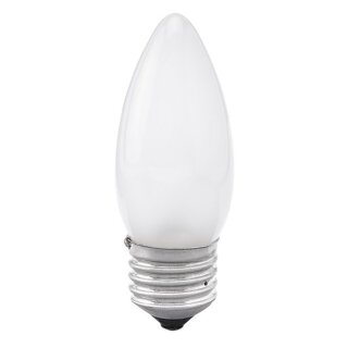 Merkur Glühbirne Kerze 15W E27 MATT Glühlampe 15 Watt warmweiß dimmbar