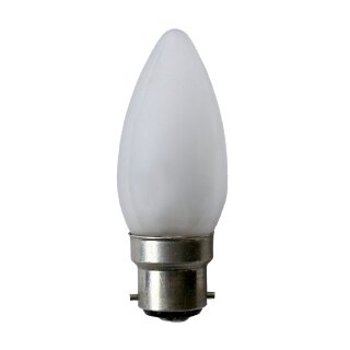 Merkur Glühbirne Kerze 60W B22d matt 60 Watt Glühlampe warmweiß dimmbar