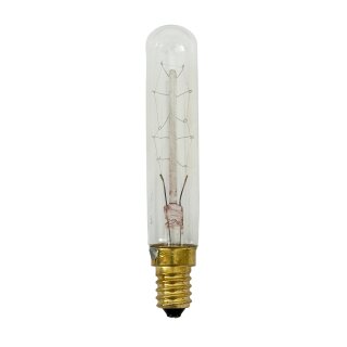 Merkur Rustika Glühbirne T20x114 Röhre 15W E14 klar Glühlampe Röhrenlampe warm dimmbar