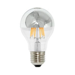 Casaya LED Filament Kopfspiegel Birne A60 7,5W = 51W E27 klar 650lm warmweiß 2700K Ra>90 DIMMBAR