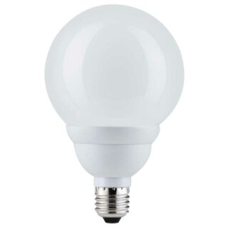 Merkur Energiesparlampe G95 Globe 15W E27 opal 670lm warmweiß 2700K