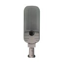 Spectrum LED Industrieleuchte Straßenleuchte Streetos 2 Grau IP65 150W 21000lm Neutralweiß 4000K 145°/75° Dämmerungssensor