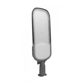 Spectrum LED Industrieleuchte Straßenleuchte Streetos 2 Grau IP65 200W 28000lm Neutralweiß 4000K 145°/75° Dämmerungssensor