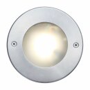 Lutec LED Bodeneinbauleuchte Strata Edelstahl Ø12cm IP67 5,5W 320lm warmweiß 3000K