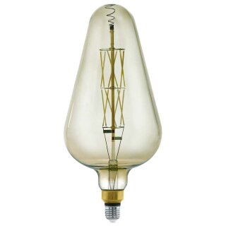 Eglo LED Filament Retro Vasenform 8W = 45W E27 klar 600lm Warmweiß 3000K DIMMBAR