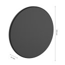 Spectrum LED Außenleuchte Wandleuchte Piatta Schwarz rund Ø25cm IP44 18W 2350lm CCT 3000K/4000K/6000K