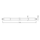 Osram LED T5 Röhre SubstiTube HF 1149mm 26W = 54W G5 3600lm 830 warmweiß 3000K EVG