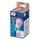 Philips LED WiZ Smart P45 Tropfen 4,9W = 40W E27 matt 470lm RGBW 2200-6500K Dimmbar App Google Alexa WiFi Bluetooth