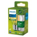 Philips LED Filament Tropfen 2,3W = 40W E27 klar 485lm warmweiß 2700K ultra effizient