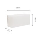 Spectrum LED Außenleuchte Wandleuchte Scatollo Weiß 22x10cm IP54 8W 1000lm CCT 3000K/4000K/6000K